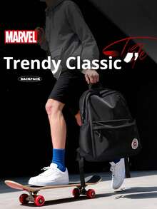Marvel Mochila Disney para Estudiantes de Gran Capacidad, Ligera, Casual y Cool, Mochila de Viaje para Estudiantes de Secundaria y Preparatoria - Pieza única - Ver 4