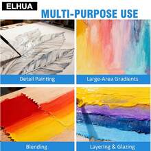 ELHUA Acrylic Paint Retarder Professional Acrylic Medium Slow-Drying/Acrylic Paint Thinner/Acrylic Paint That Extends Drying Time Suitable For Fluid Painting - Slow-drying Agent - View 7