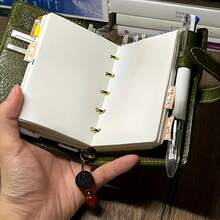 Loose-Leaf Notebook - Portable Pocket Diary, Planner And Note Companion. This Compact And Easy-To-Use Notebook Is Perfect For Daily Organization, Featuring A Durable Construction And Creative Design, Convenient For Scheduling And Journaling Anytime. - One Size - View 8
