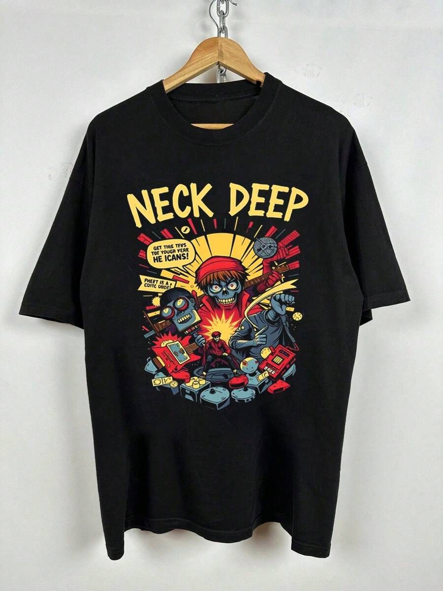 American Football Lineman Will Block For Tacos T-Shirt, Retro Loose-Fit T-Shirt - Back 6 - View 1