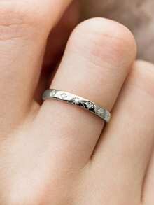 1pc Elegant Cubic Zirconia Women's Ring, Suitable For Wedding Engagement Gift Jewelry - Silver - View 10
