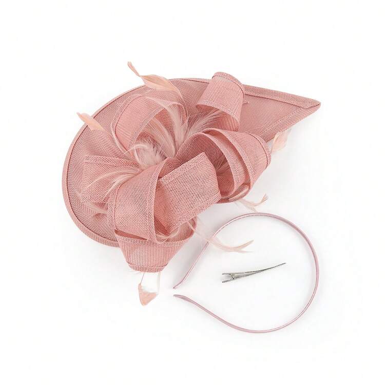 1 chiếc mũ Fascinator nữ kèm băng đô kẹp tóc lông vũ kiểu Kentucky Derby cho tiệc trà, đám cưới và tiệc cocktail - Nhiều màu - Xem 15