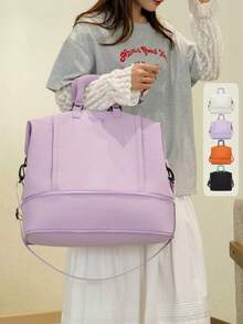 Summer Sport Yoga Gym Bag For Women Men, Large Capacity Expandable Travel Duffle Bag - Multicolor - View 2