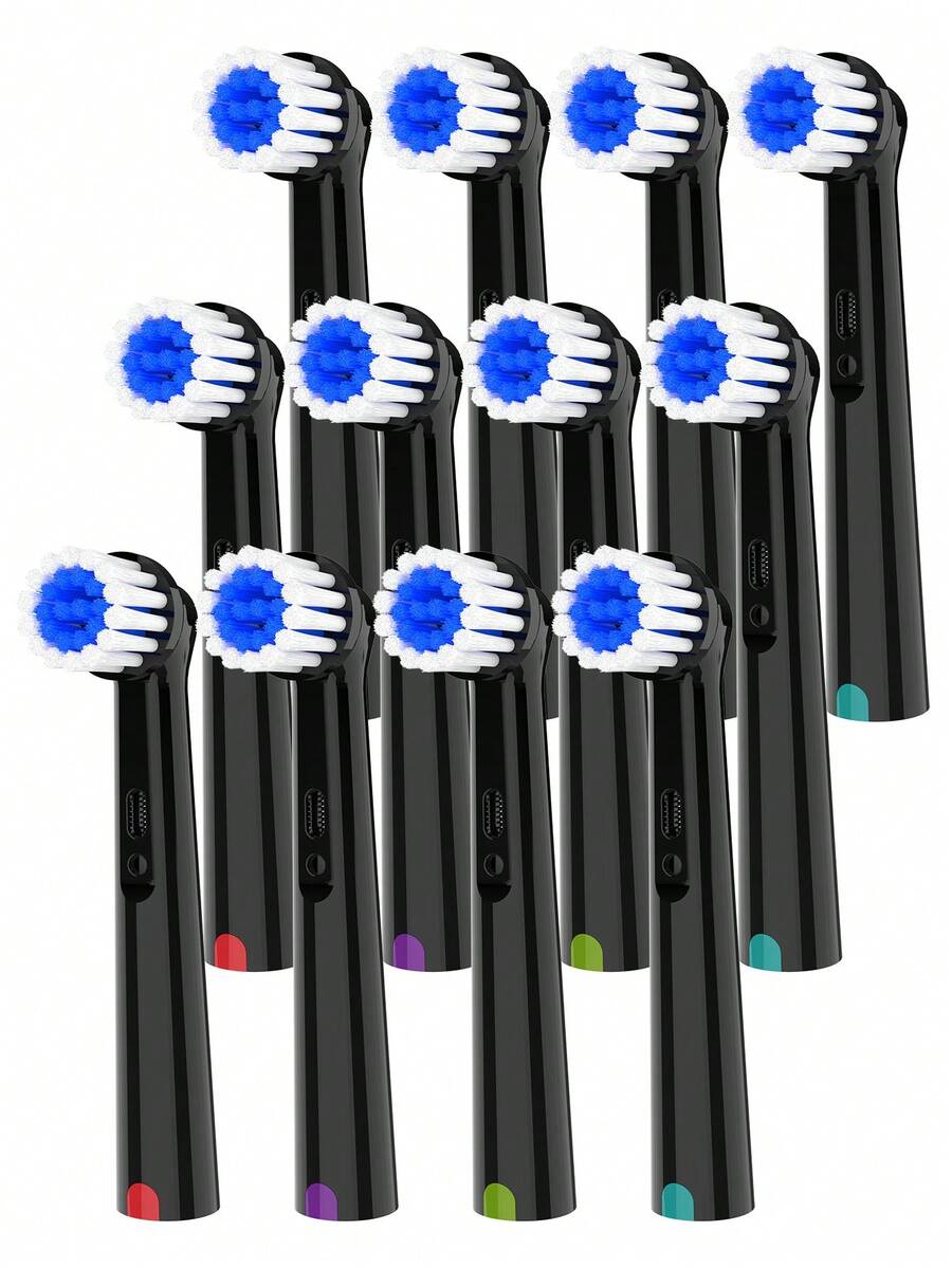4/12/20 Count Compatible With OralB Electric Toothbrush Replacement Soft Bristles Brush Heads, Toothbrush Head Refills Compatible With Oralb Pro Series Electric Toothbrushes, For Sensitive Care - View 1