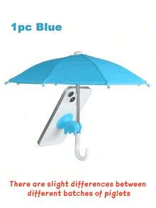 Mini guarda-sol para telemóvel com suporte universal de encaixe, guarda-sol de proteção solar para exterior, guarda-sol de proteção contra chuva e sol para telemóvel, unissexo, adequado para Kindle e dispositivo de navegação, acessório essencial para viagens e férias - Multicolorido - Ver 13