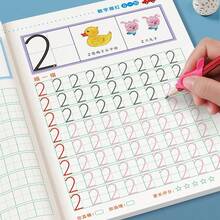 0-100 Number Tracing Book, Suitable For Children 3 Years And Older, Preschool Learning Activity, Kindergarten And Home Education Writing Practice Supplies, Learn To Write Numbers, Suitable For Home Supplemental Learning, Back To School Season, Educational Gift For Boys And Girls,Enhancing Creativity, Beautifully Designed - Number Tracing Book (0-100) - View 12