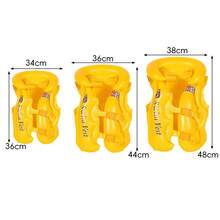 1pc Adult & Children Universal Life Jacket, Portable Inflatable Anti-Flip Anti-Slip Arm Floats, Beach Photo Prop Party Decoration, Summer Outdoor Swimming Accessory - Baby Blue - View 7