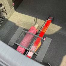 Red de almacenamiento elástica para respaldos de asientos de automóvil, organizador de almacenamiento interior para artículos diversos, red de almacenamiento de asiento trasero, organizador de maletero trasero con diseño de malla - Multicolor - Ver 7