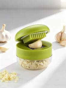 1 buah Alat Penekan Bawang Putih/Penggiling Bumbu/Penghancur Bawang Putih/Penekan Bawang Putih Stainless Steel/Penghancur Bawang Putih/Pencincang Bawang Putih Mini, Penekan Bawang Putih Mini untuk Penggunaan Dapur, Penghancur Bawang Putih Stainless Steel Tipe Tekan untuk Penggunaan Rumah, Alat Kecil Multifungsi Manual - MultiWarna - View 3