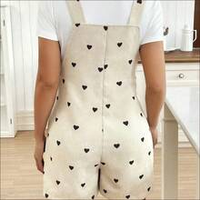 WNS  Mono con bolsillos atados en el corazón para mujeres embarazadas, diseño lindo adecuado para el verano - Albaricoque - Ver 10