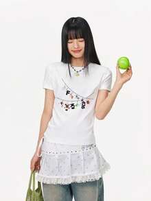 Women T-Shirts - White - View 1