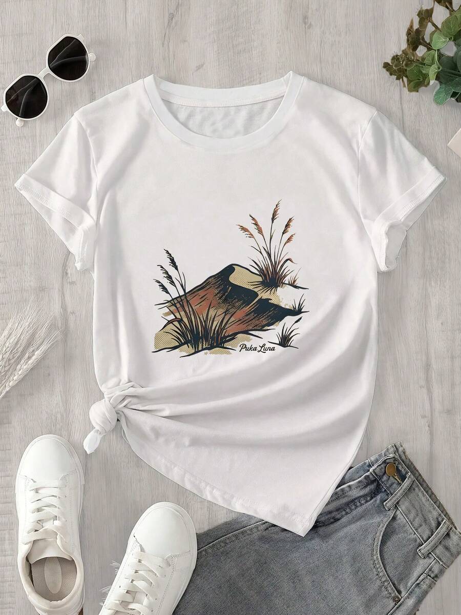 Halloween Graphic T-Shirt - White - View 1
