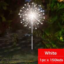 太陽能花園煙花燈,戶外防水 60/150/240/360 LED 燈串,8 種模式 DIY 景觀燈,太陽能蒲公英插地燈,適用於草坪、露台、節日、假期、派對、露營、街道、院子、聖誕裝飾 - 煙火燈 - 查看 18