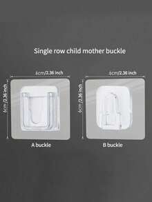 Wall-Mounted Power Outlet Bracket Hook - Hanging Outlet Storage Hook Rack - Space-Saving Storage Organizer - Suitable For Kitchen, Bedroom, Bathroom, Office, Desk, Entryway, Home - Ideal Choice For Home Organization - White - View 10