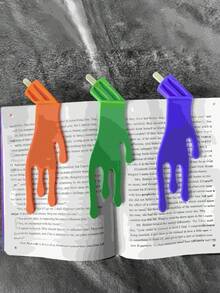 1pc Fun Ice Cream Cone Page Marker - Non-Slip Bookmark, Ice Cream Cone Shape - Bookmark - View 1