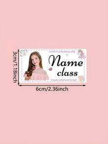 14/27/58pcs Stiker Foto Nama Anak yang Dapat Disesuaikan, Stiker Foto Anak yang Dapat Dikustomisasi, Cocok untuk Sekolah Dasar, Map PR dan Perlengkapan Seni, Stiker Mainan Anak yang Dapat Dikustomisasi, Dot Bayi dan Perlengkapan Penitipan Anak - MultiWarna - View 6