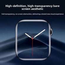 4片裝水凝膠螢幕保護貼，相容 49mm/44mm/40mm、45mm/41mm 全螢幕保護、38mm/42mm，適用於 Ultra 系列/Series 9/8 - 白色 - 查看 5