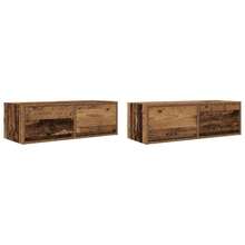 vidaXL TV Cabinets, Set Of 2, Light Oak, 80x31x25.5 Cm, TV Stand, Lowboard, Media Cabinet, TV Table, Hi-Fi Cabinet, TV Console - 橡木淺色 - 查看 2