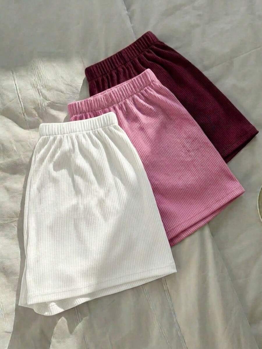 Women Shorts - Blanco Rosa Vino - View 1