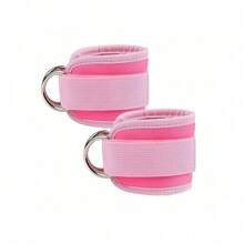 1pc Pink Fitness Ankle Strap, Leg Training Ankle Cuff For Women, Glute And Leg Workout Gym Accessories, Sport, Gym, Home Exercise, Sport Accessories, Gym Accessories, CrossFit Accessories - Multicolor - View 7