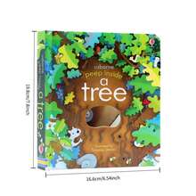 Peep Inside A Tree Board Book, English Original Kids Science Picture Book, Lift-The-Flap Sensory Storybook For Toddler Observation & Early English Learning Back To School - Multicolor - View 3