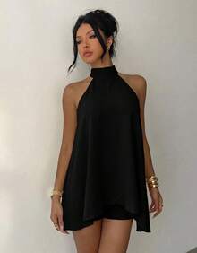 Women Jumpsuits - Black - View 4