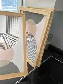 DIY木框套装，可选尺寸：30x40厘米、40x50厘米、50x70厘米，适用于油画画布，松木框架，墙面装饰画，钻石画，榫卯结构木条，加厚笔触，拉紧钢丝框架，内框可用于练习，家居装饰礼品，生日/毕业礼物 - 松木 - 查看 7
