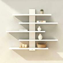 Wall-Mounted Storage Rack, Bedroom Decorative Blind Box Storage Rack, Five-Tier Wooden Wall-Mounted Display Shelf. - Multicolor - View 6