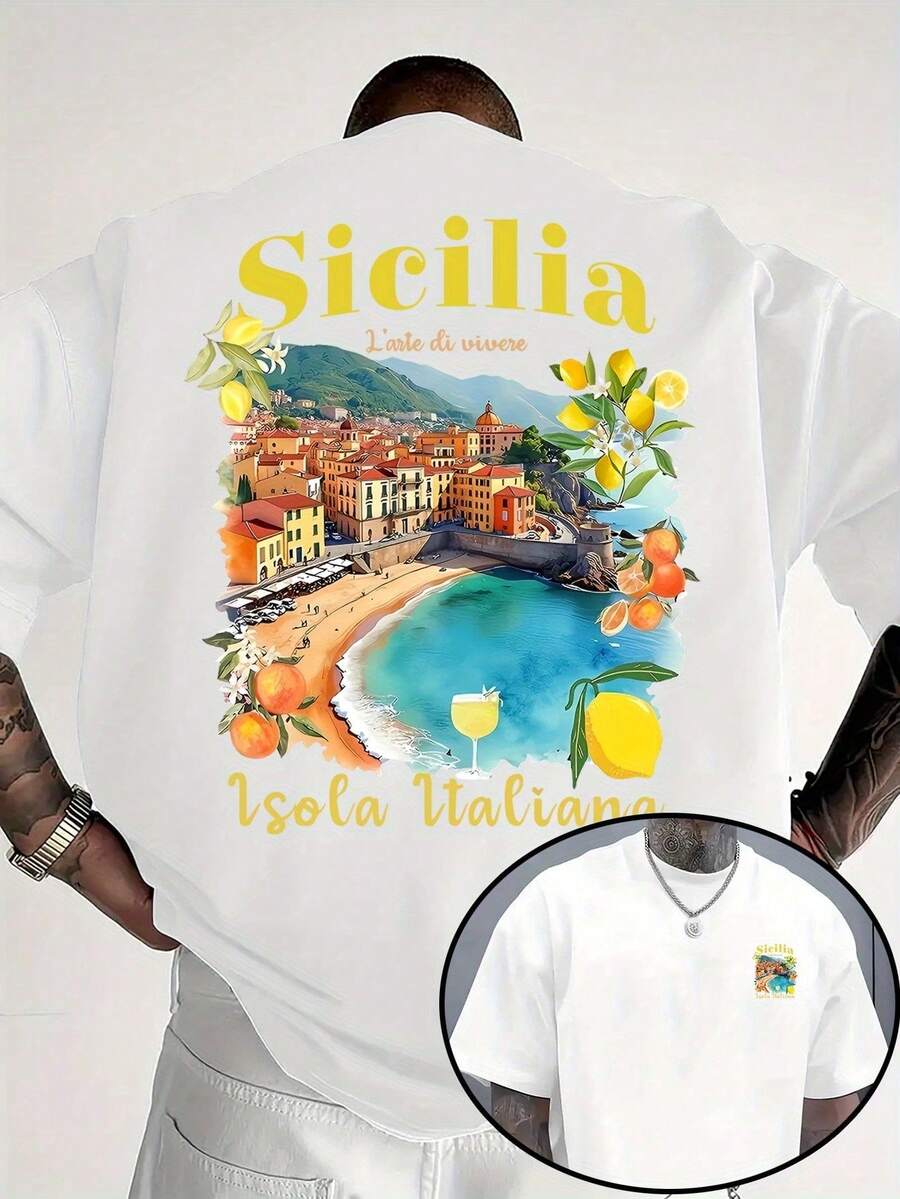 Men T-Shirts - White - View 1