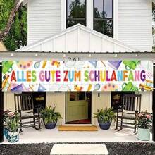 1 PC Welcome Back To Classroom Banner, Durable Polyester Backdrop, Perfect For Classroom & Outdoor Decor, Garden, Fence, Balcony - Indoor/Outdoor Party Sign - Welcome Back to the Classroom - View 5