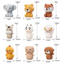 Children's Toy Car For Boys And Girls, Detachable Soft Rubber Squeeze Toy, Finger Sleeve, Inertia Slide Animal Car, Baby Bath Water Toy, Parent-Child Interaction, Interest Cultivation Interactive Toy - Multicolor - View 13