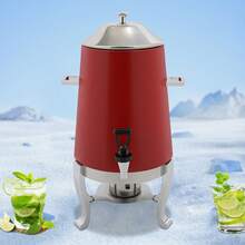 Beverage Dispenser For Coffee Tea Hot Water With Stand & Fuel Holder Red US New! - Default - View 7