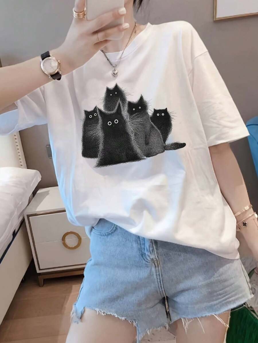 Women T-Shirts - White - View 1