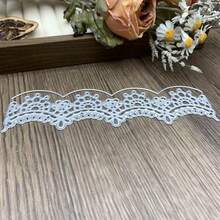 Floral Lace Metal Cutting Dies, Card Making, Paper Embossing Die Cutting Template Set, Photo Frame Scrapbook DIY Template Set - Silver-white - View 7