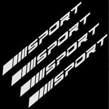4pcs SPORT Style Underwire Racing Stickers - A - View 8