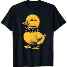 Camiseta Rock And Roll Rocker Duck Punk Metal para Niños Pequeños - Blanco - Ver 1