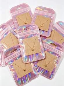 10/20/30pcs Necklace Storage Cards Jewelry Bracelet Display Stand - Multicolor - View 10