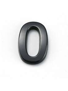 1pc 3D ABS Door Number Plate, Modern Black Number Sign With Self-Adhesive Backing, Suitable For Home, Apartment, Mailbox - House Number - View 19