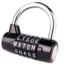 5pcs Zinc Alloy Letter Password Lock, Suitable For Cabinet, Drawer, Bicycle, Motorcycle, Student Locker - A - View 6