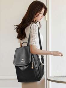 LANYIBAIGE 2026 Genuine Women Soft Leather Backpack Fashion Female Shoulder Bag Ladies Bagpack School Bags For Teen Girls - Black - View 11