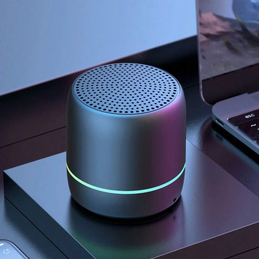 Mini altavoz Bluetooth portátil con graves potentes, micrófono HIFI de silicona con cancelación de ruido, altavoz inalámbrico para música. - Ver 1