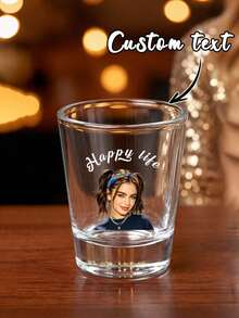 Custom Photo Wine Glasses, Personalized Photo And Text Customization, Custom Photo Shot Glass, Shot Glass With Picture, Shot Glass With Picture, Custom Shot Glass,Custom Birthday Shot Glasses,Custom Birthday Shot Glass, Personalized Photo Shot Glass - Multicolor - View 3