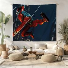 1pcs M Arvel Superhero Series Sp Ider-Man Theme Tapestry, Superhero Patter Wall Hanging Fabric Poster Cool Comic Art Background Blanket, Modern Home Fashion Decor, For Living Room Bedroom College Dorm Game Room Home Decor Fans Gift - Nhiều màu - Xem 1