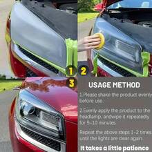 JB-XPCS Car Headlight Repair Spray - Removes Yellow Oxidation, Scratches, Fog, Instantly Brightens Front And Rear Headlights - Suitable For Car Front And Rear Lights, Prevents Yellowing And Oxidation - Effective Repair Solution - Multicolor - View 9