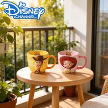 Disney 迪士尼3D陶瓷马克杯，470毫升/16盎司，可爱胡迪/巴斯光年/翠丝/外星人咖啡杯，可微波炉加热，理想的节日礼物，适合日常居家使用和粉丝收藏 - 彩色 - 查看 9
