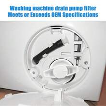DC97-16991A Washer Drain Pump Filter, Washing Machine Filter For Washing WF42H5000AW, WF42H5000AW/A2 - Single Piece - View 5