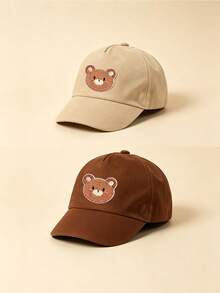 1/2pcs Newborn Baby Panda Baseball Cap, Infant Toddler Boys Girls Sun Hat, Suitable For Outdoor Daily Wear, UV Protection - Multicolor - View 52