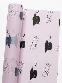 20 Sheets/Set Graduation Cap & Diploma Print Translucent Frosted Thin Paper, Minimalist Macaron Pastel Colors, Waterproof Tear-Resistant Matte Wrapping Paper, Lightweight Bouquet Wrapping Paper, Suitable For Graduation Parties, Gift Wrapping And DIY Decorations - Graduation Gift Paper - View 11