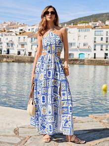 Azul y blanco
