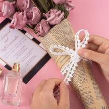 Exquisite Woven Crown Lace Trim, 0.54 Inches Wide, Tassel With Floral Design, Suitable For Wedding, Dress, Sofa Cover, Curtain, Collar, Cuff, Home Textiles And Craft Decoration, Lace Ribbon - White - View 8
